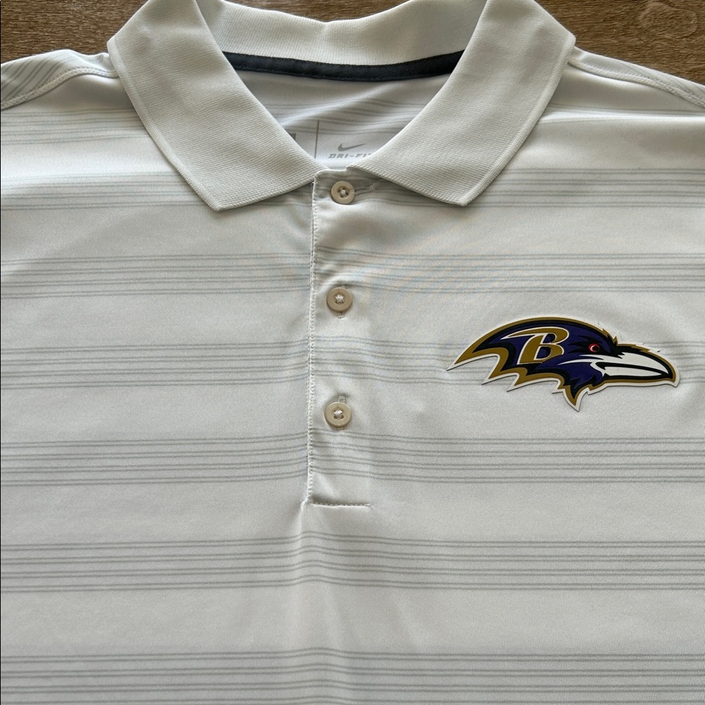 Nike Dri-Fit NFL Onfield Apparel White Polo